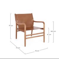 zu Verkaufen: Zwei schöne Lounge-Sessel Caroline Cognac