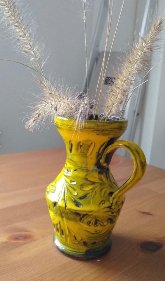 Vasi & Recipienti: Gelbe Keramik Vase – Usato da St. Gallen venduto da sunshirin