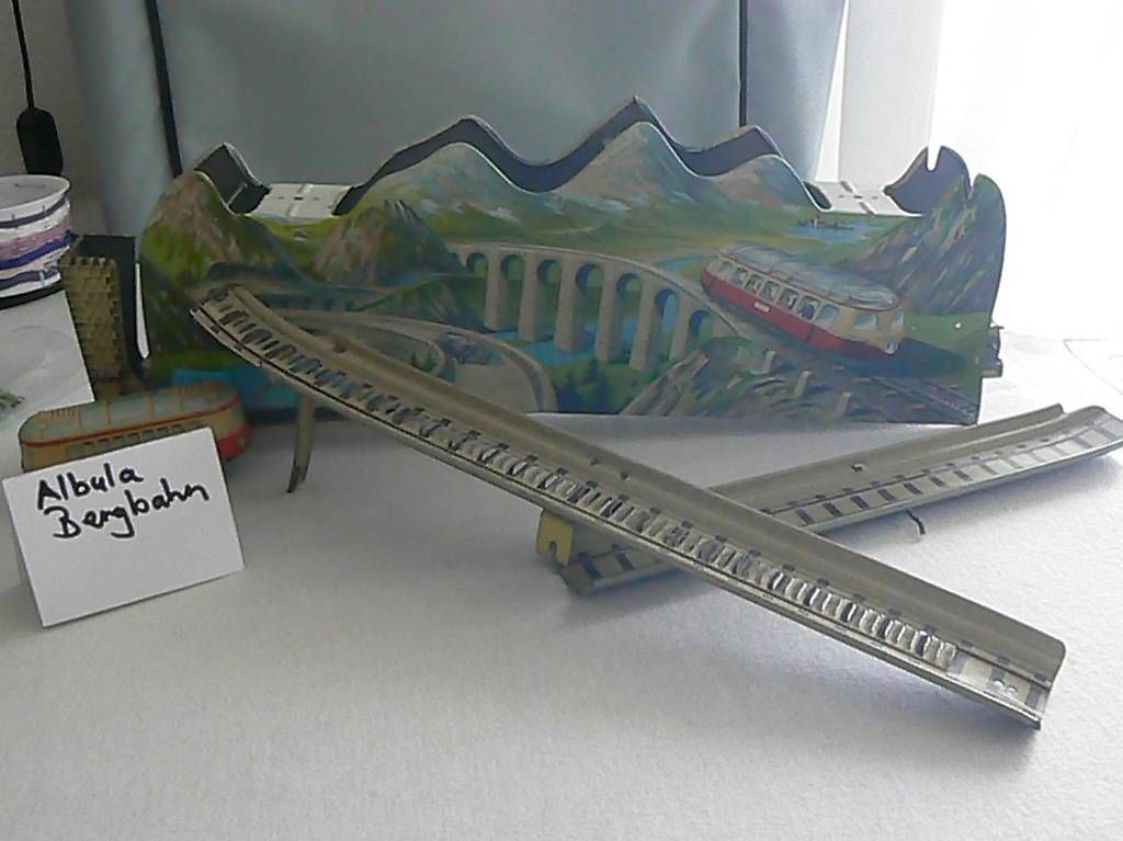 Technofix Giocattoli: Technofix Tin-Toys Mountain Express 252, US-Zone Germany, – Usato da Kollbrunn venduto da fally2000 2