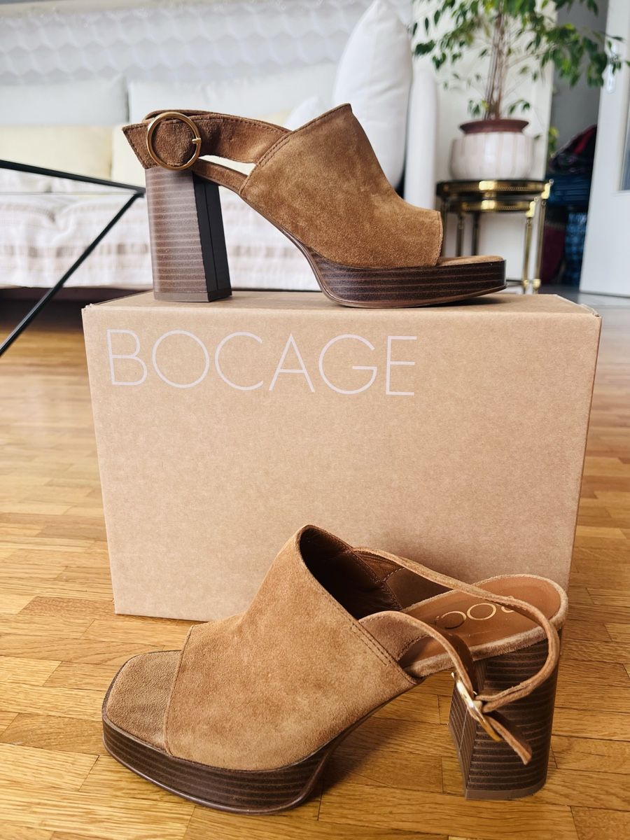Damenschuhe: Bocage Sandales compensées en daim taille 39 – Neu und originalverpackt aus Petit-Lancy von jc1227