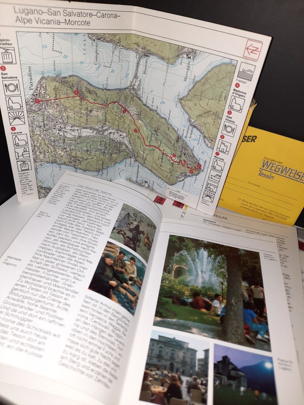 Libri: Das Gelbe Heft Wegweiser Tessin – Usato da Biasca venduto da Old_6blh 4