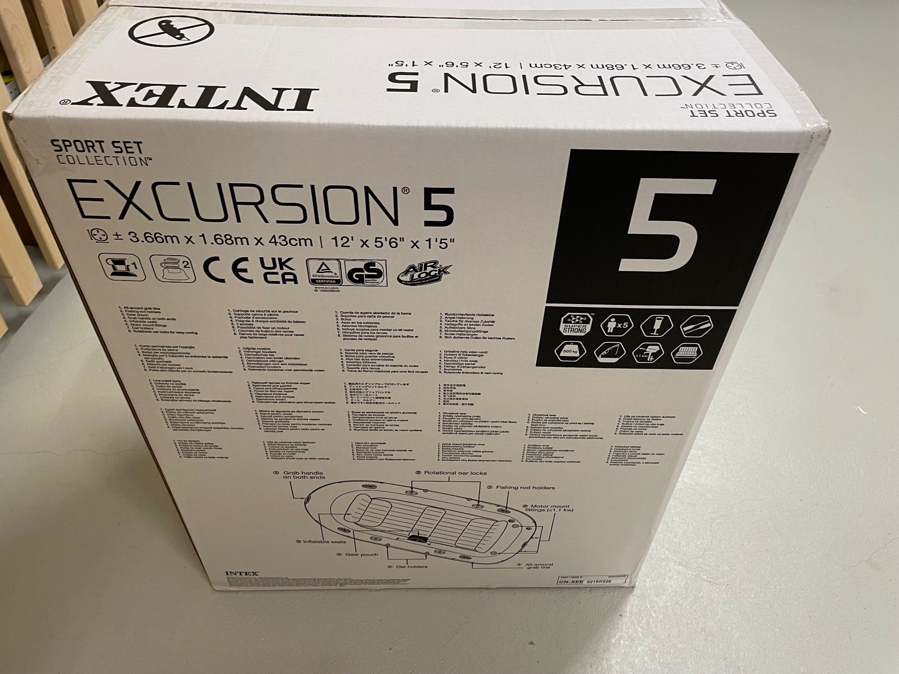 Boote: Intex Excursion 5 Set, Gummiboot, Schlauchboot – Neu und originalverpackt aus Aarau von Noah148 3