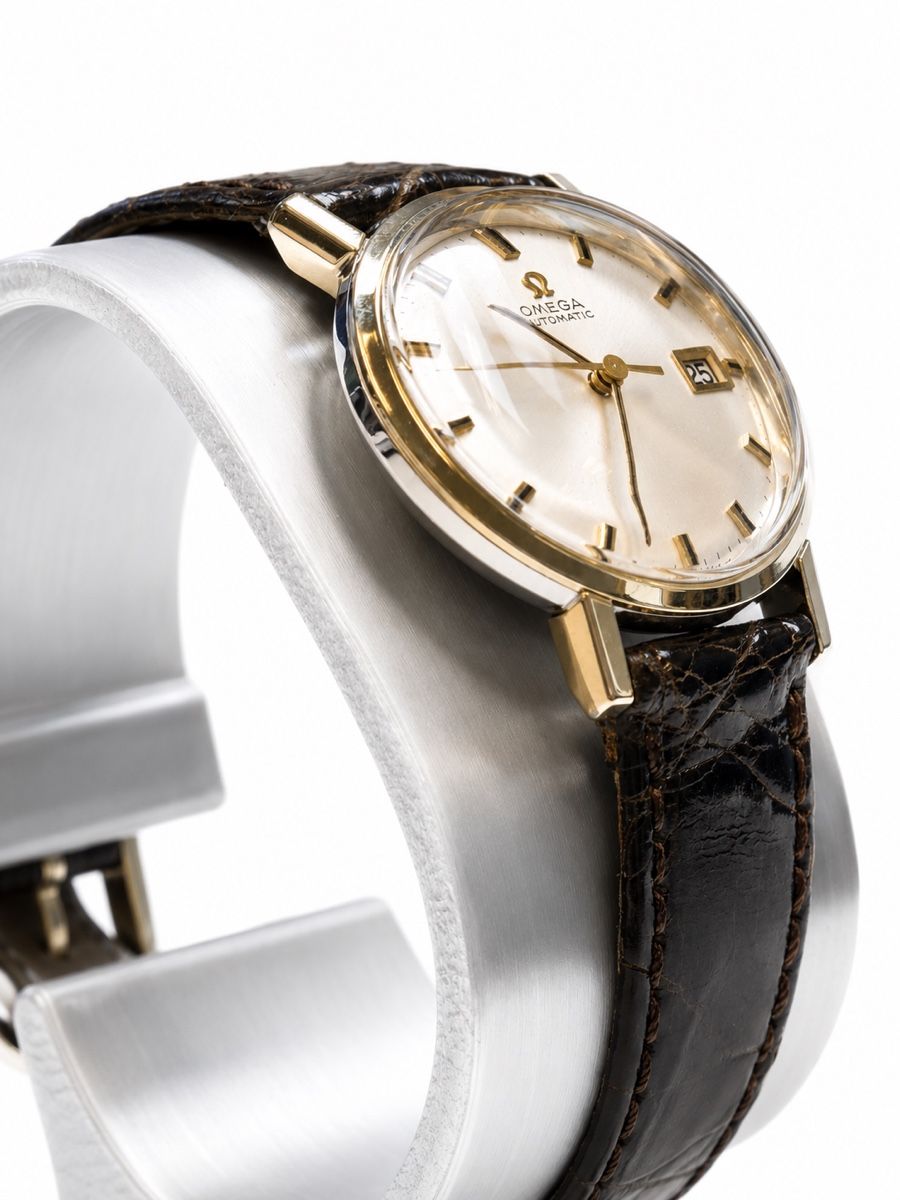 Omega Montres: Omega Automatic Uhr mit Datum Lederarmband – D'occasion à Luterbach par Watchkeeper 2