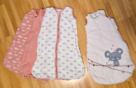 4 Babyschlafsäcke, 70 cm