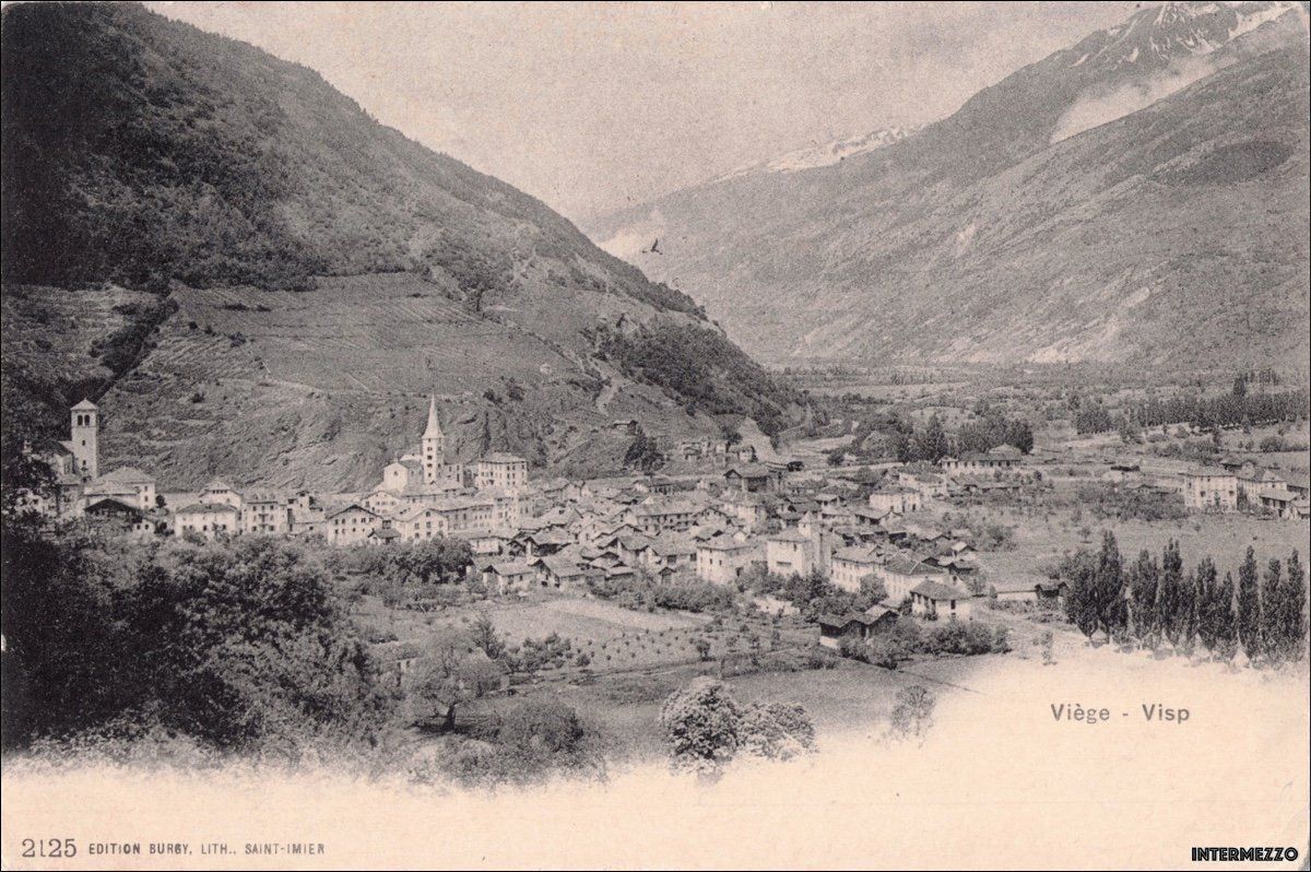 Ansichtskarten: Visp Viège VS // 1903 – Gebraucht aus Basel von intermezzo12