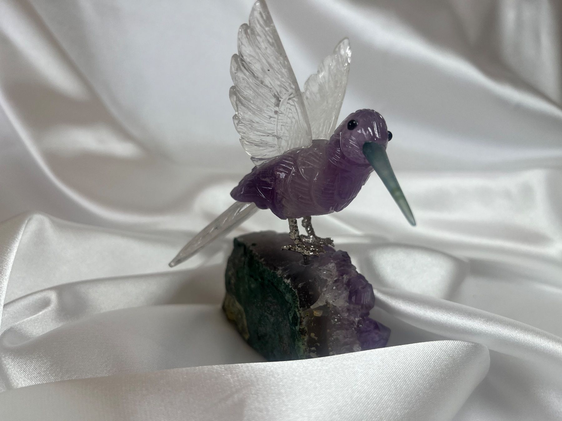 Minéraux & Lithothérapie: Bergkristall Amethyst Vogel Kolibri – Neuf avec emballage d'origine à Zürich par unique2010 1