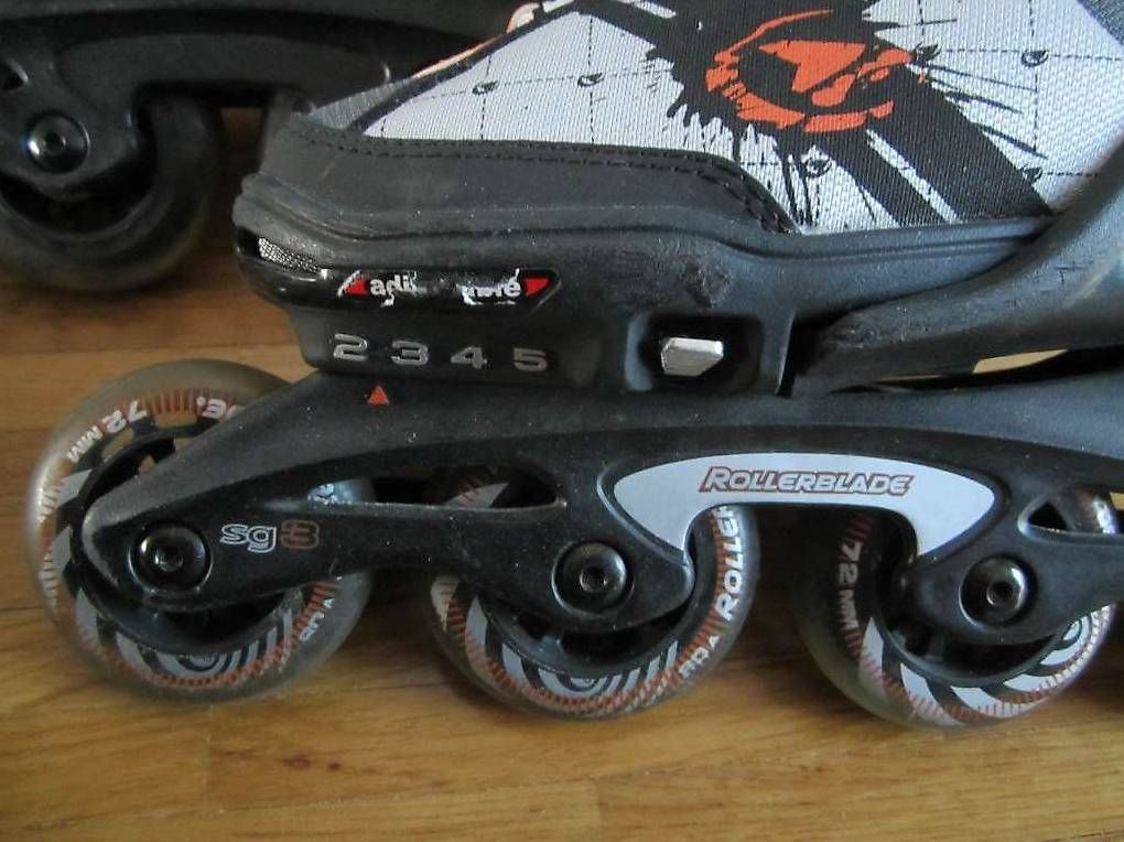 Pattini in linea & Pattini a rotelle: Patins Inline "Rollerblade Spitfire Combo" ajustable 33-36.5 – Usato da Lausanne venduto da lae_w2zr 2