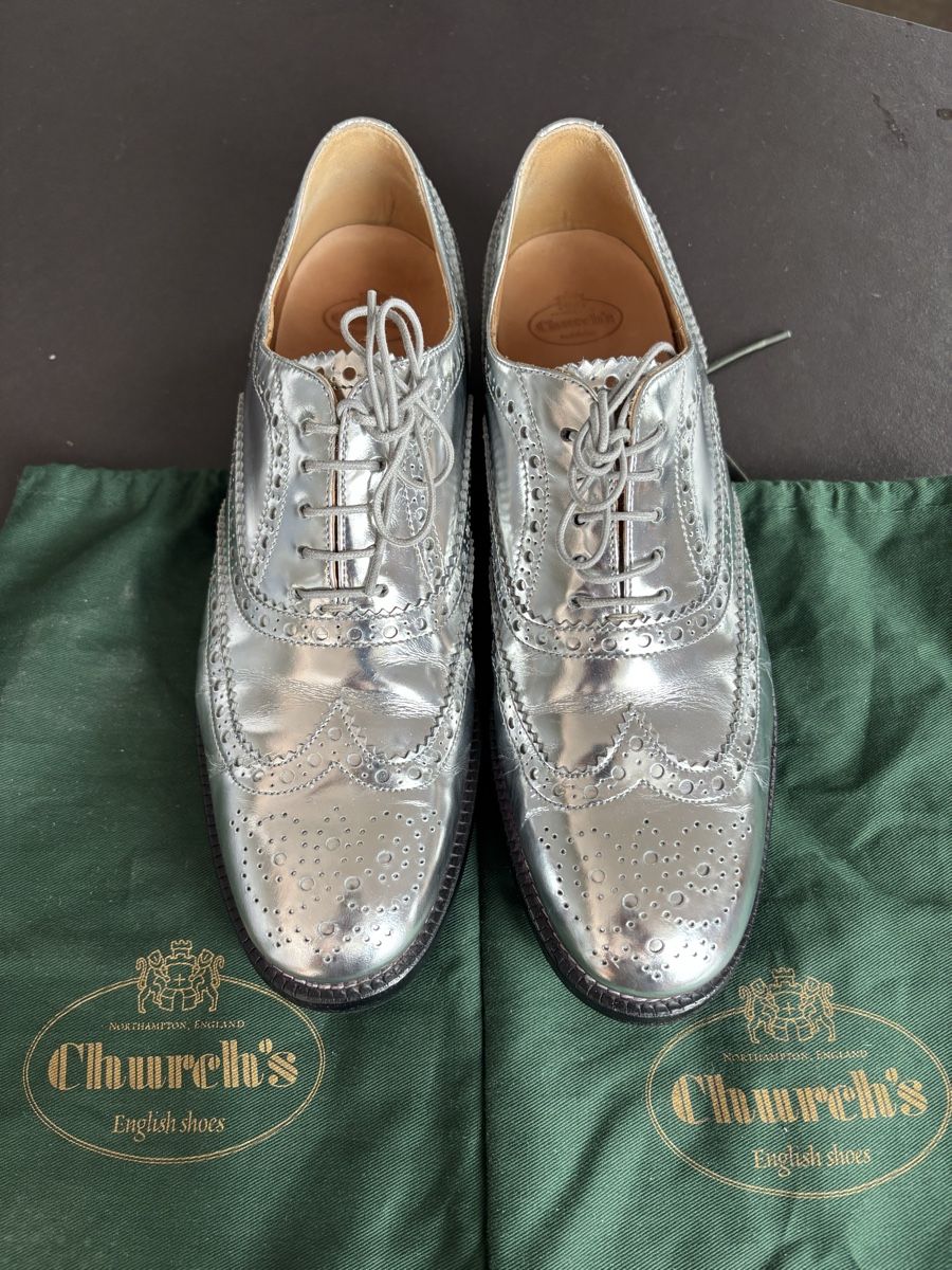 Church's Damenschuhe: CHURCH - Derbies Argent - 39 – Gebraucht aus Chardonne von teenyweeny 1