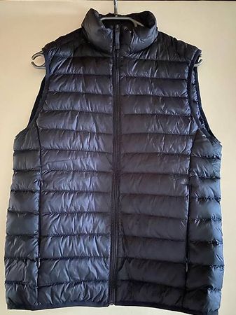 Daunenweste, Grösse S, Blau, ideal für den Übergang!