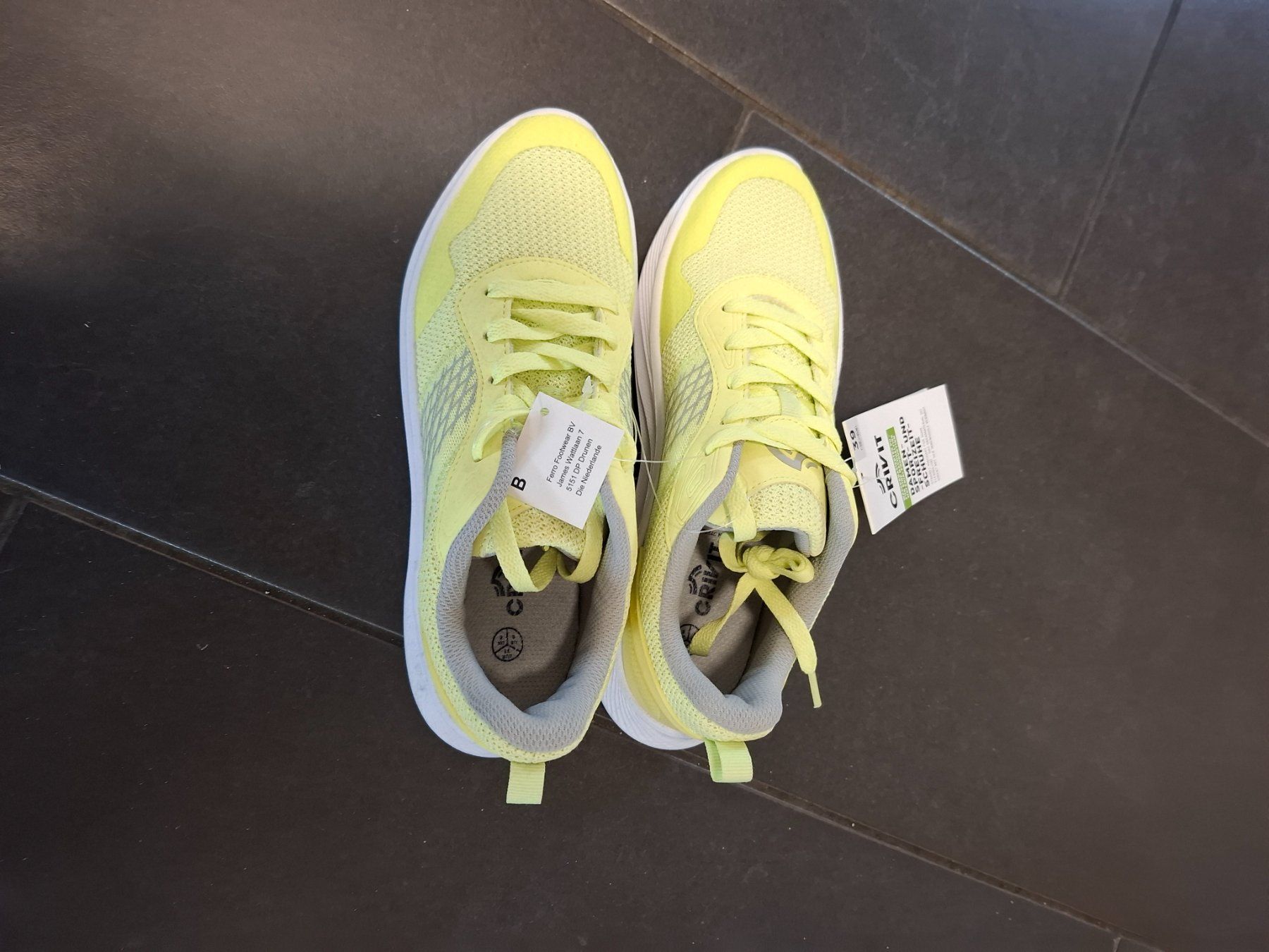 Scarpe da donna: Neue Crivit Sneaker Gr. 39 gelb – Usato da Roggwil BE venduto da Konda 1