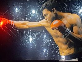 Muhammad Ali the King of Boxer LED Bild