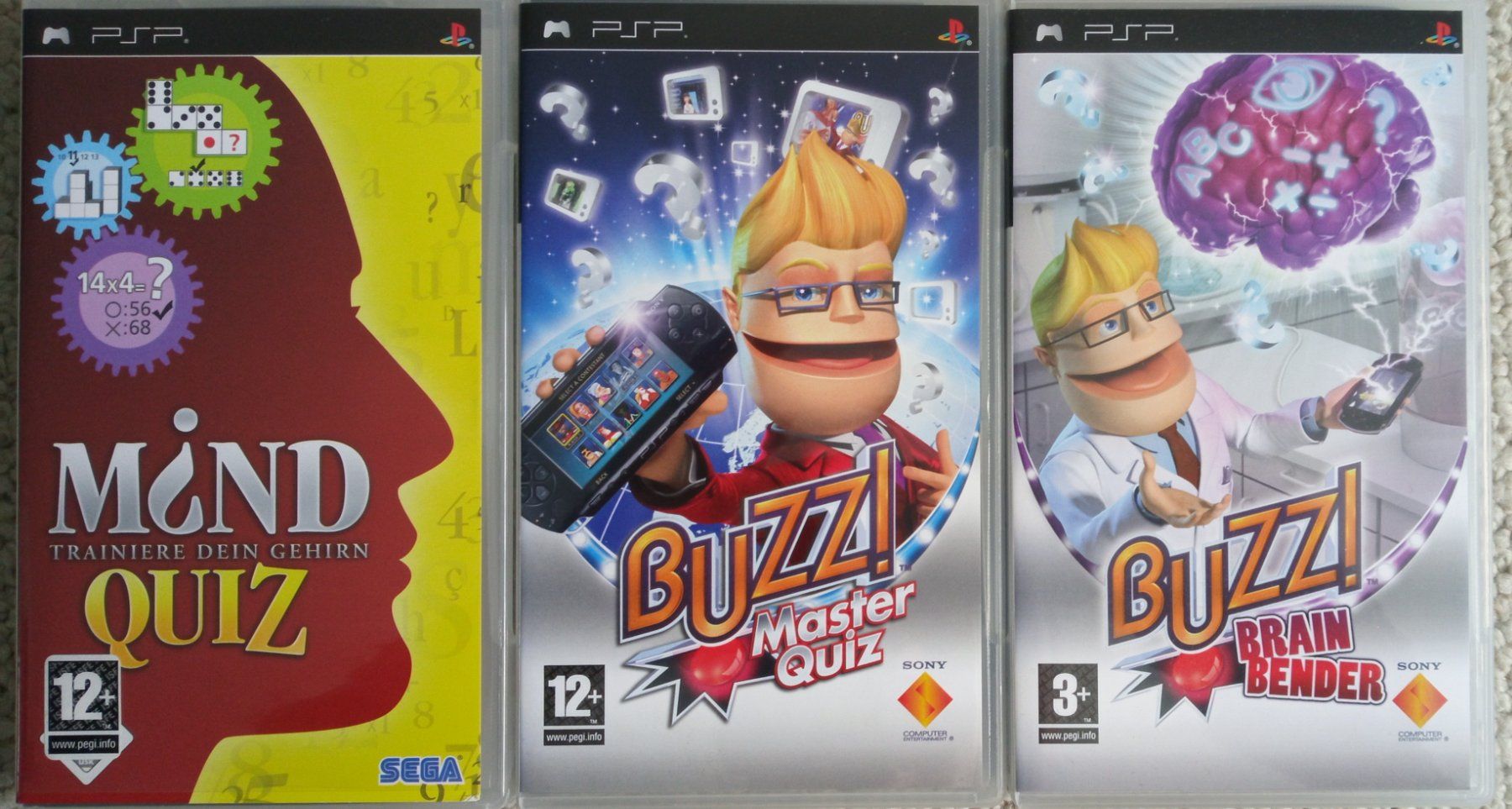 Sony Giochi: PSP Mind Quiz / Buzz Master Quiz/ Buzz Brain Bender – Usato da Pfungen venduto da pegbob