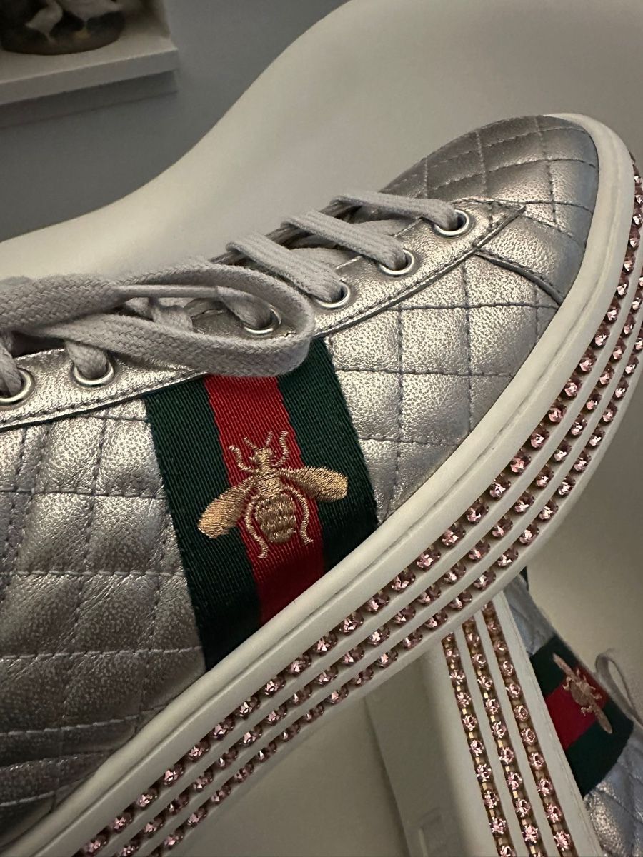 Gucci Scarpe da donna: Gucci Ace Sneaker Kristall Gr. 38,5 – Nuovo (secondo la descrizione) da Binningen venduto da Yuliya15 4