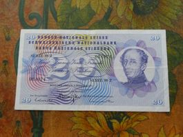 SUISSE  20  Francs  1974  (4074)  Billet