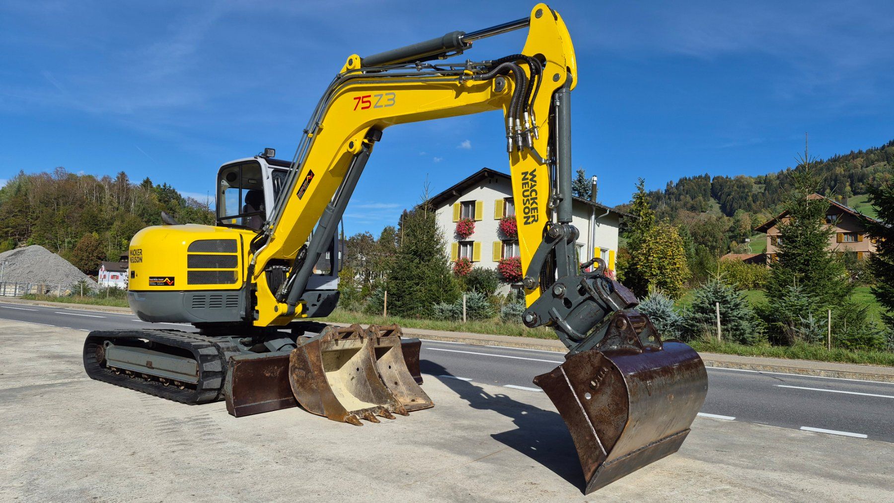 Wacker Neuson Bagger: Bagger Raupenbagger Wacker Neuson 75Z3 Ab Service – Gebraucht aus Schüpfheim von grischa01 1