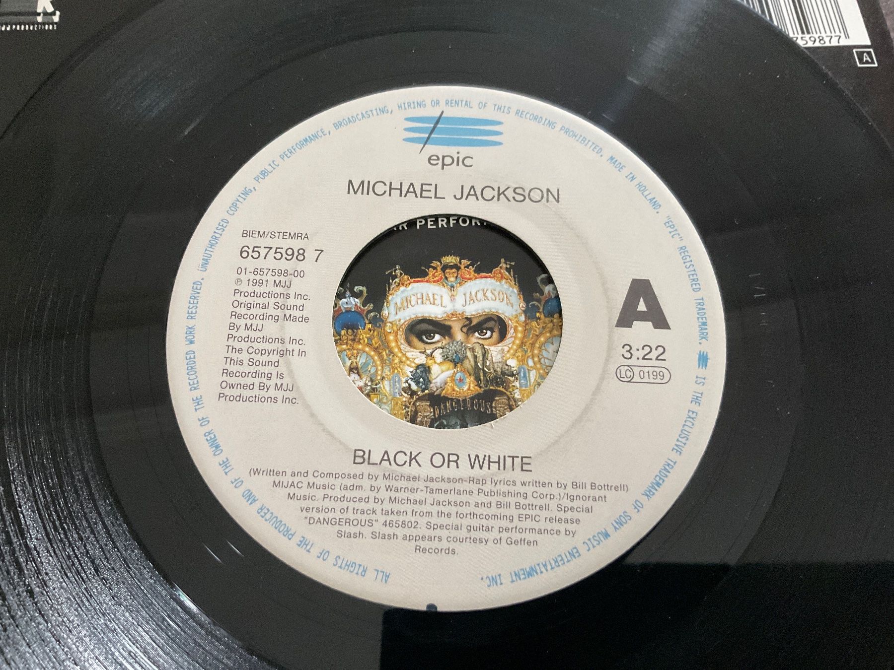 Schallplatten: Michael Jackson Black or White Single7 – Gebraucht aus Delémont von vinylfreak01 2