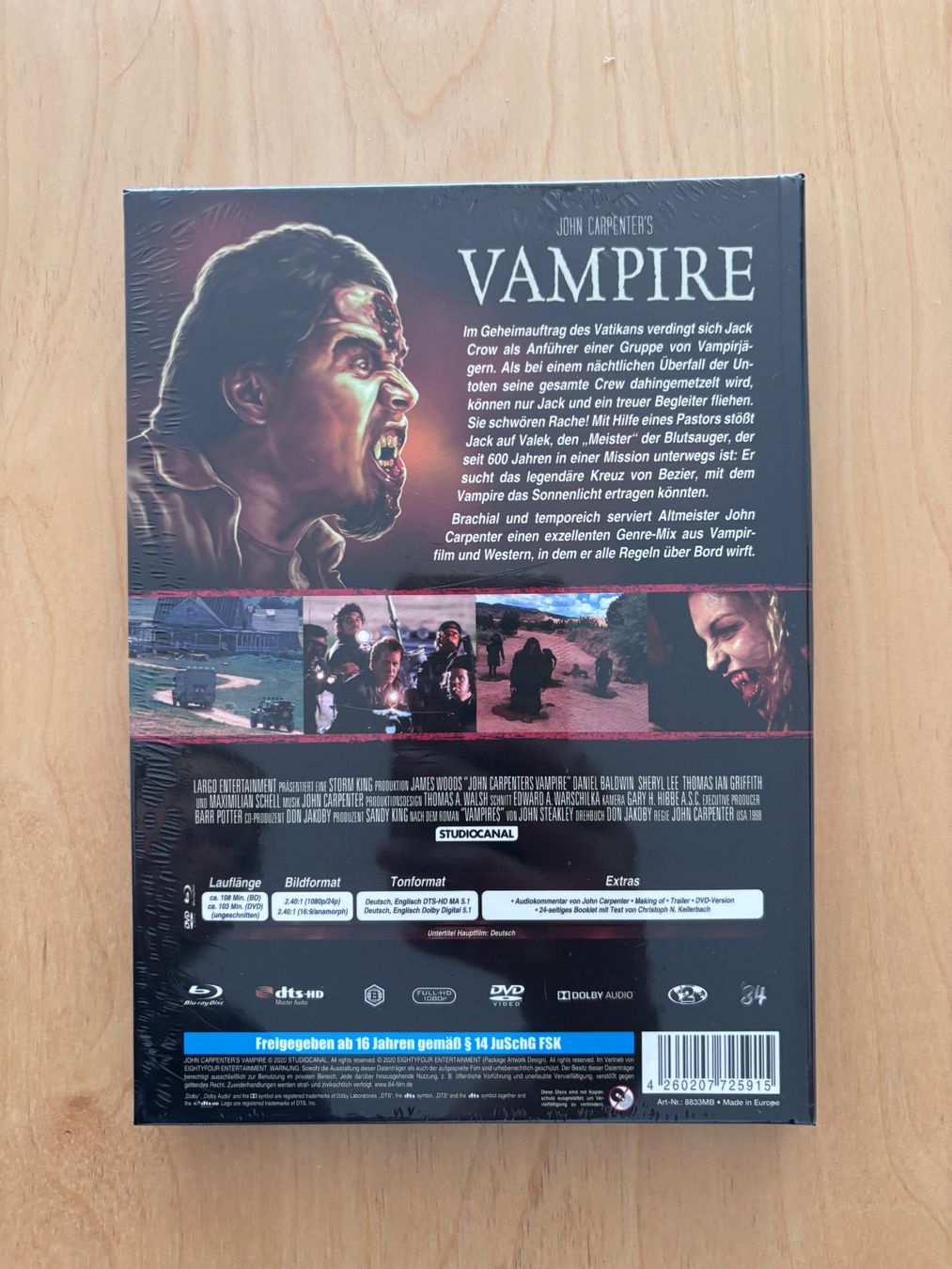 Tutti i DVDs: John Carpenters Vampire Collector's Edition Blu-ray neu – Nuovo e nell'imballaggio originale da Varen venduto da bacaduva2007 1
