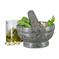 XL GRANIT MÖRSER MIT STÖSSEL 17cm