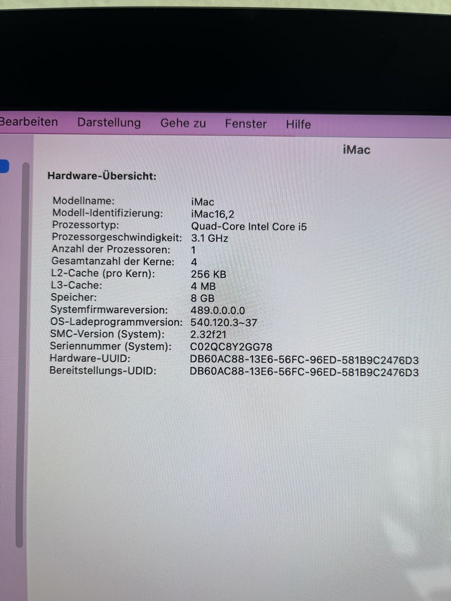 Apple PC: IMac (Retina Display) 21.5” – Usato da Winterthur venduto da Bambus6 4