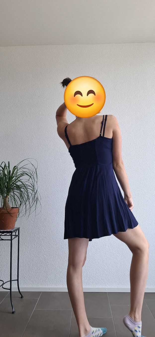 Vestiti: Sommerkleid dunkelblau Grösse S – Usato da Mellingen venduto da lathei 2