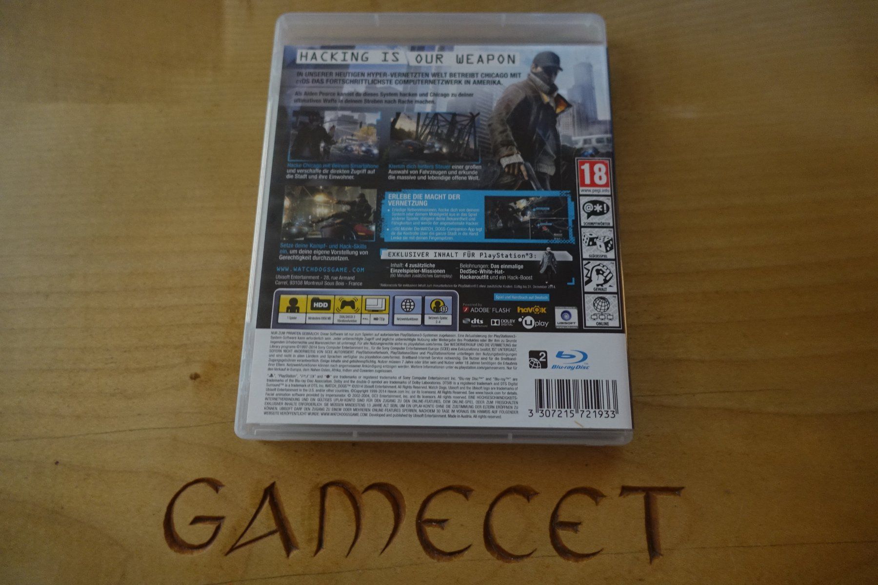 Sony Spiele: Watch Dogs – Gebraucht aus Steinach von Gamecet 2