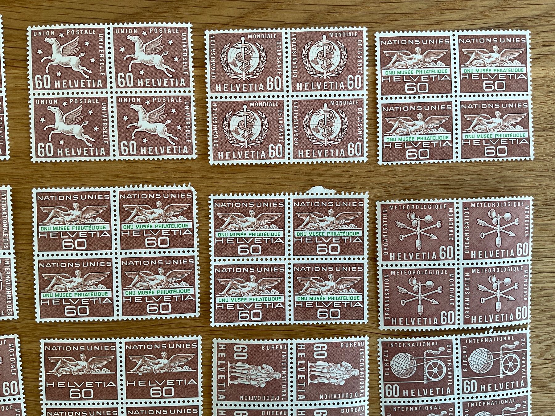 Tutti i francobolli: 60Fr Ämter Frankaturware ungestempelt postfrisch Sammlung – Nuovo (secondo la descrizione) da Wil SG venduto da Chefsugus 2