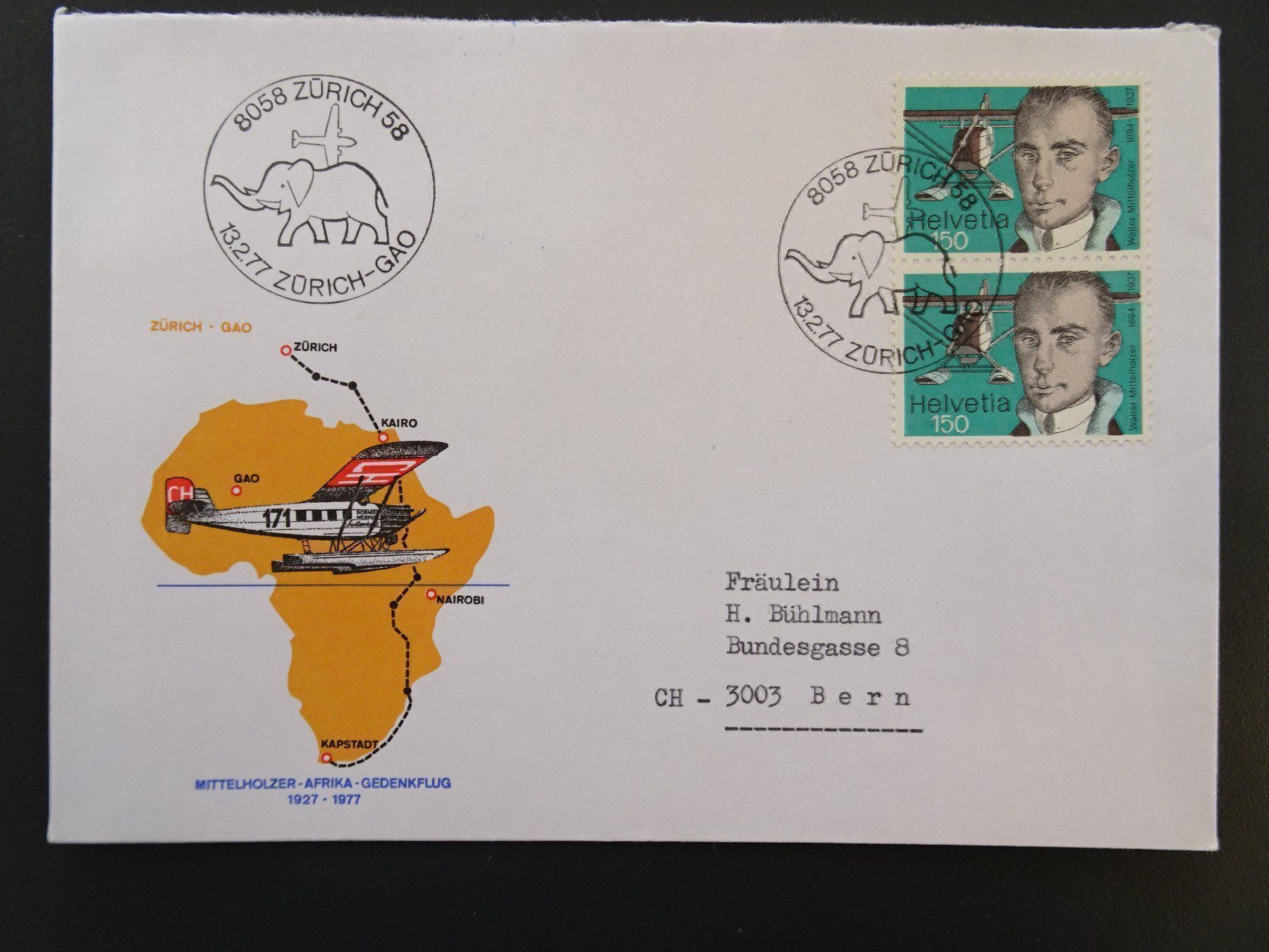 Tutti i francobolli: Swissair 1972 – Usato da Aadorf venduto da Chnorli-Furz 3