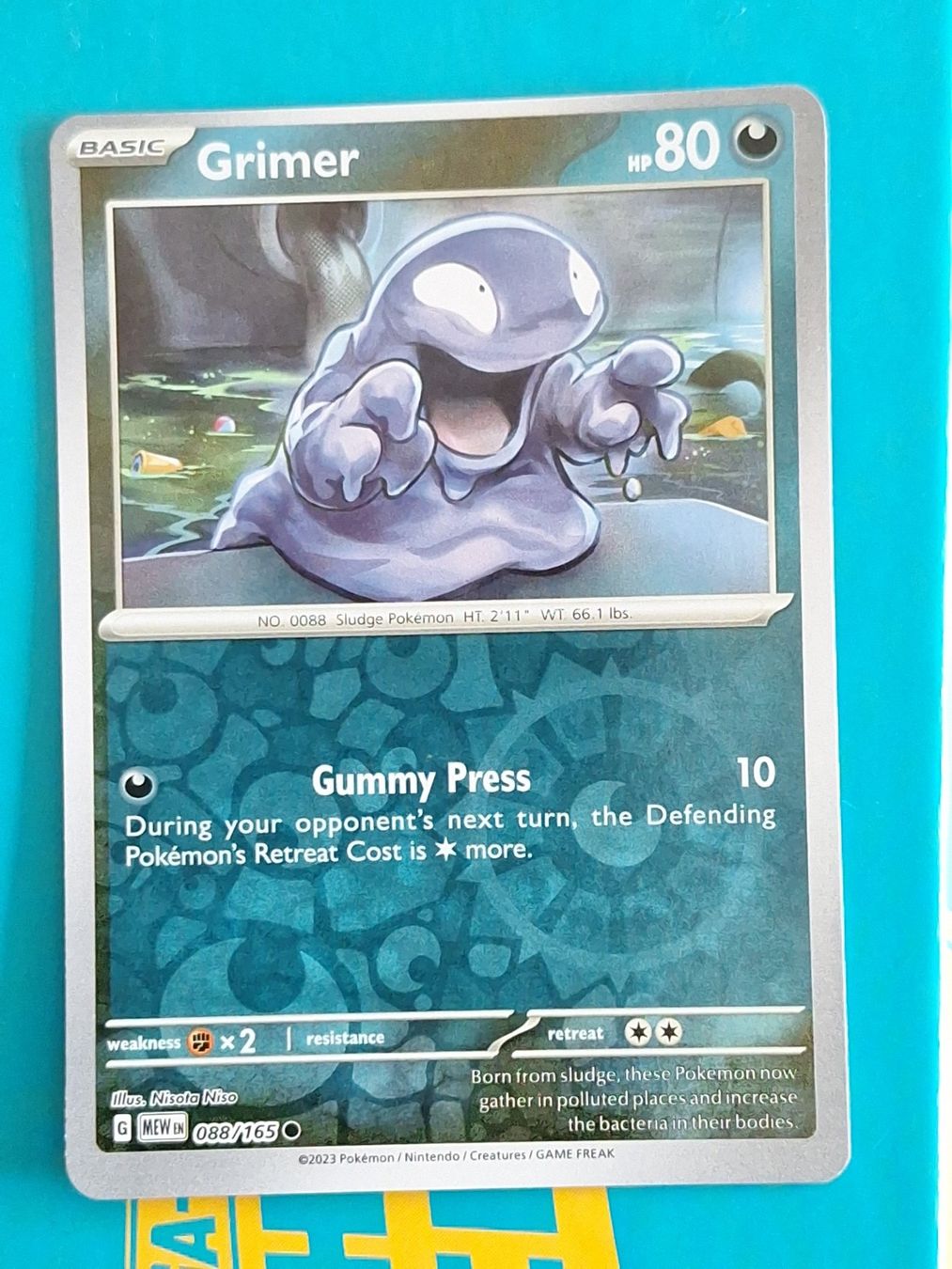 Pokémon Carte collezionabili: Grimer Sleima - Reverse Holo - Pokemon Mew 151 #1.0 – Usato da Altstätten SG venduto da GGsGameshop