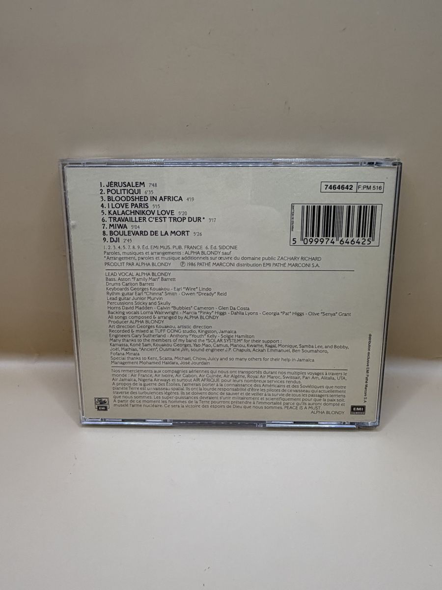 CD: Alpha Blondy and The Wailers - Jerusalem CD – Usato da Genève venduto da sho_67qj 1
