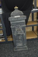 Briefkasten Gusseisen antik Löwenrelief Gusseisen Kasten