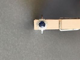 SAPHIR CZ Ring Rg60 wunderschön sehr edel brilliant