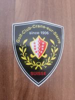 Aufkleber/autocollant Golf-Club-Crans Montana-sur Sierre