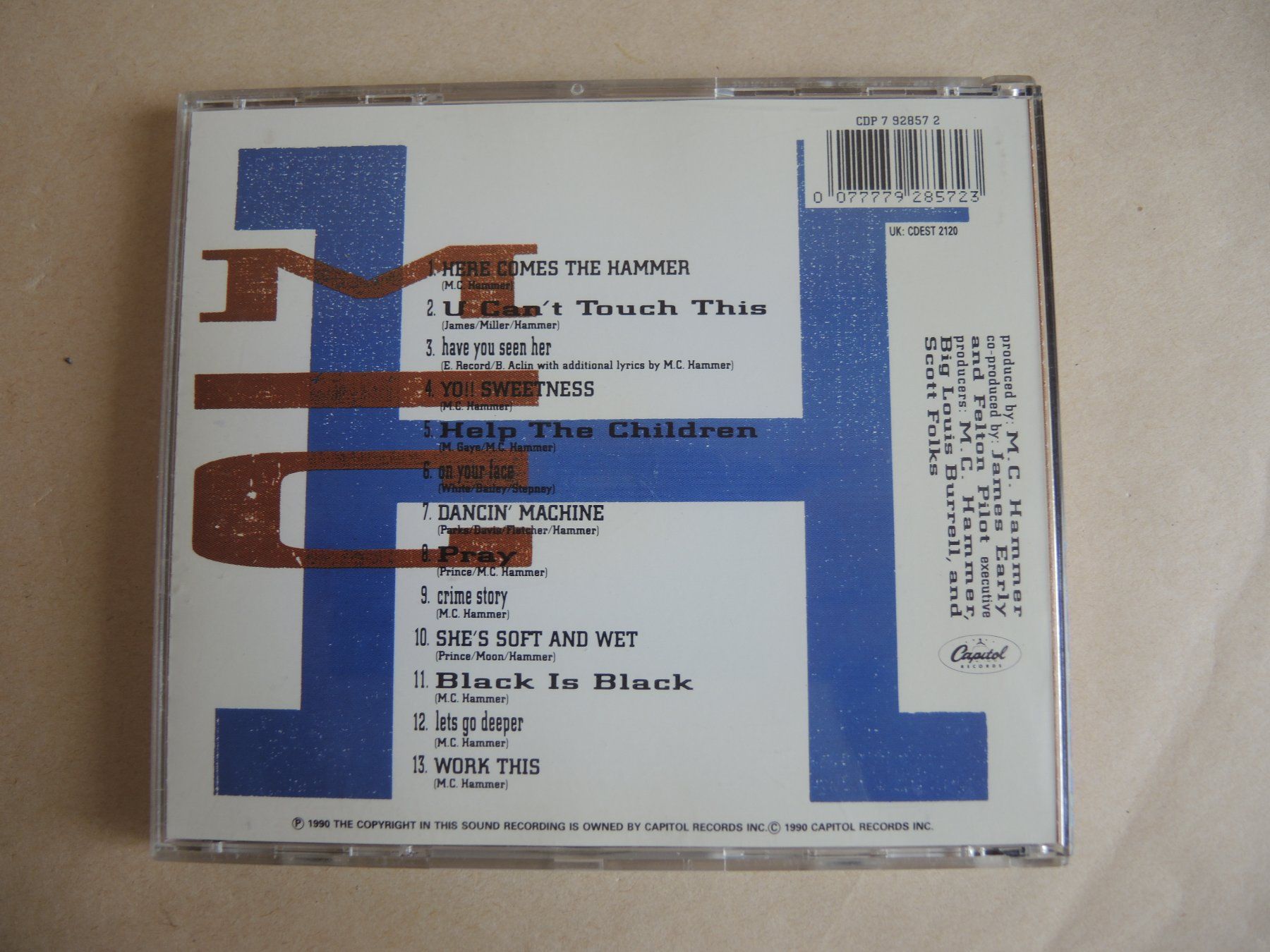 CD: MC Hammer - Please Hammer Don't Hurt 'Em - CD – Usato da Rorschach venduto da Pop-upBrocki 2