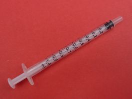 1x 1ml Spritze von Braun