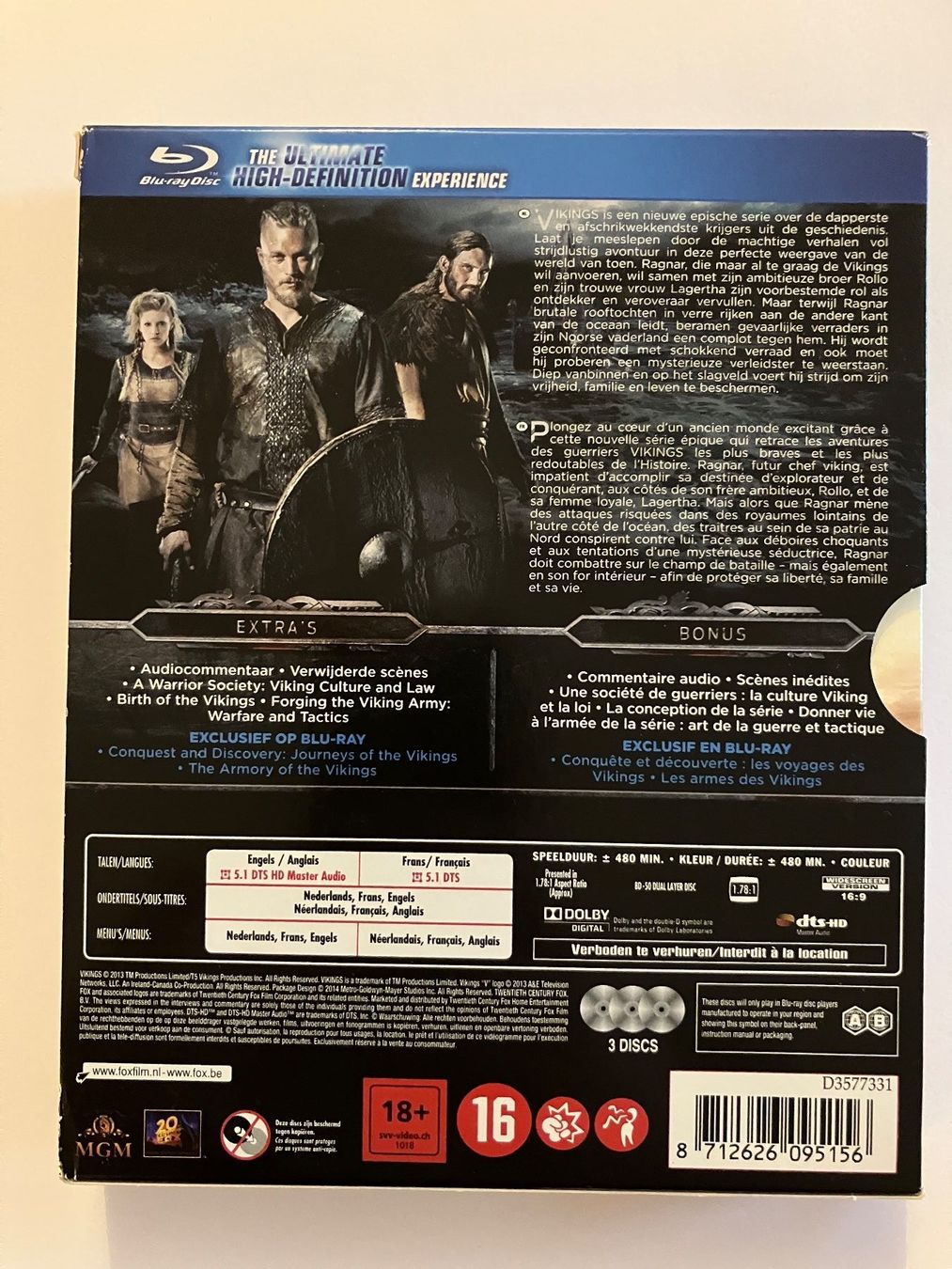 Tutti i DVDs: Vikings – Saison 1 – Blu Ray – Usato da Ecublens VD venduto da Lenordique 1