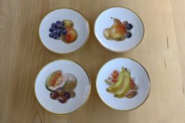 4 Obst-Teller Thomas Rosenthal, Obstteller, Art Deco 1920