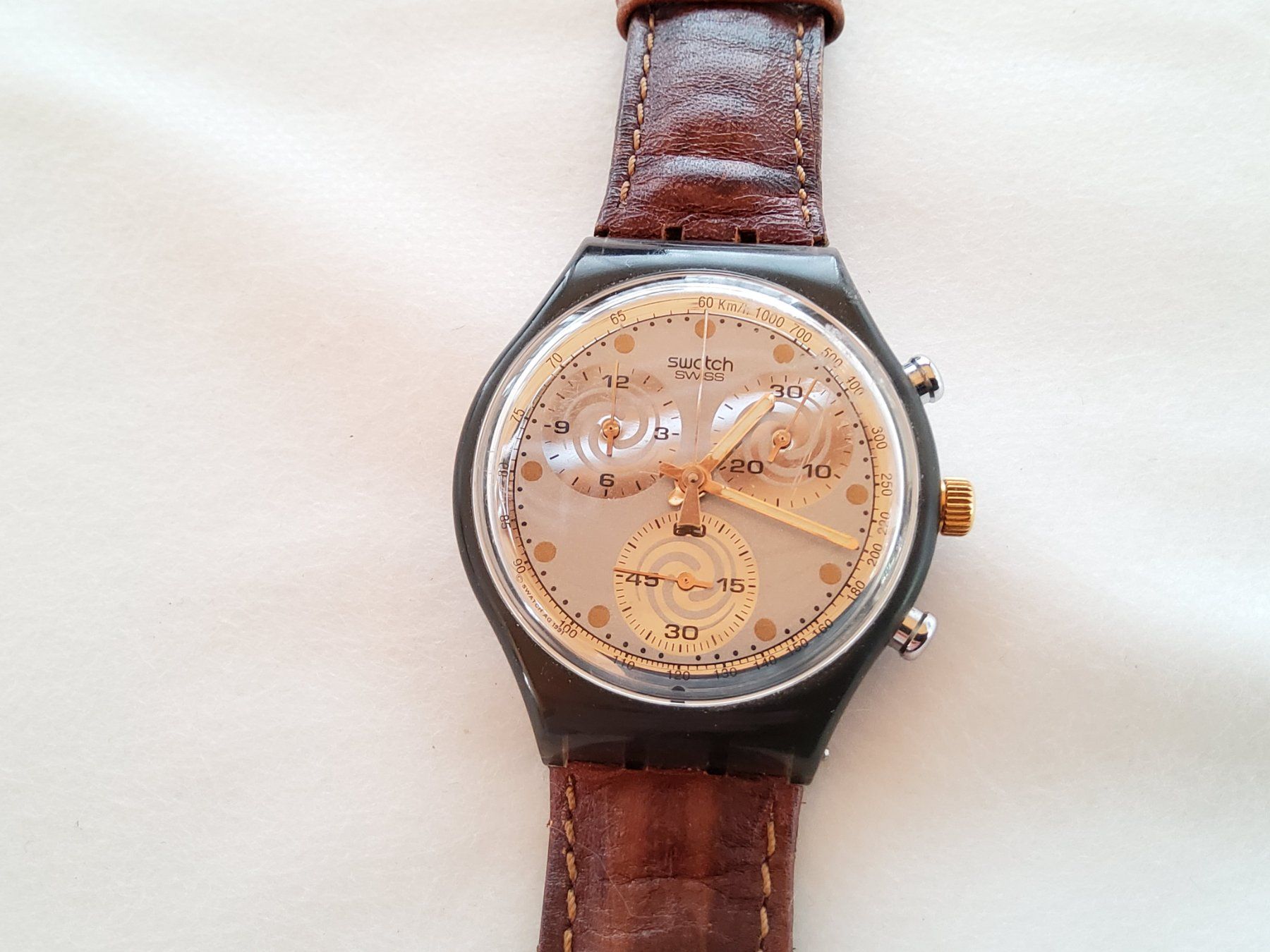 Swatch Orologi: Montre bracelet chrono Swatch  – Difettoso da Malleray venduto da Broc-Mo 3