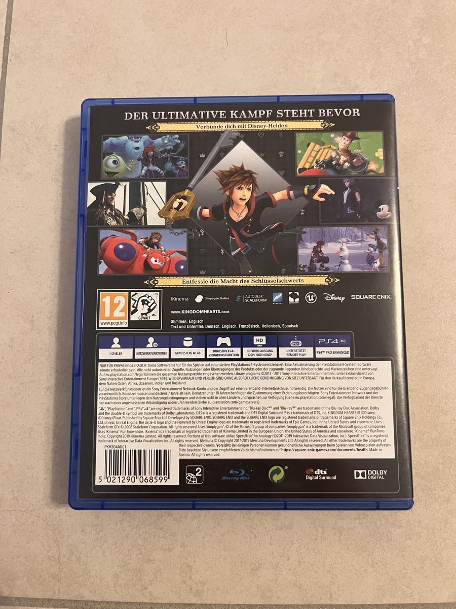 Giochi: Kingdom Hearts 3 PS4 – Usato da Suhr venduto da SchnapperCH 1