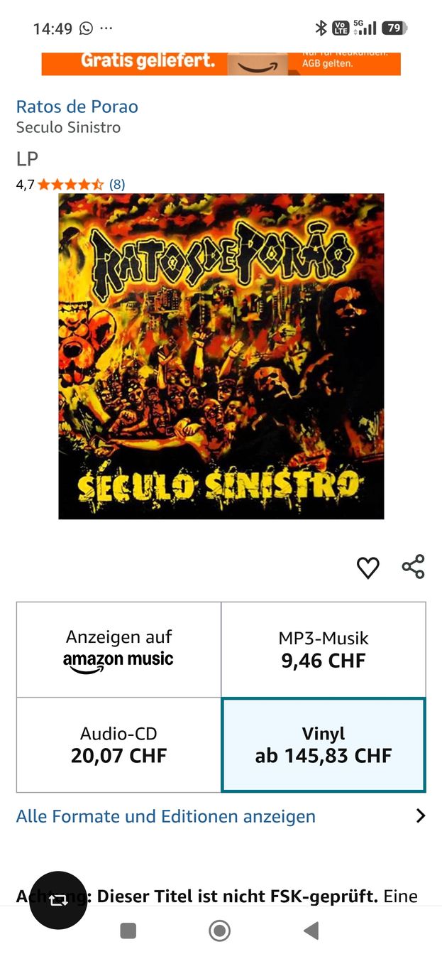 Dischi in vinile: Ratos de Porao – Usato da Wynau venduto da rem_5tpw 2