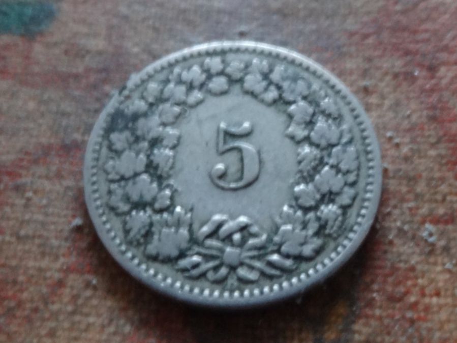 Tutti le monete: 5 Rp. 1898  (D) – Usato da Romanel-sur-Lausanne venduto da Swift13 1