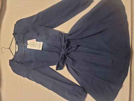 Elegantes Kleid Gr. 38, dunkelblau, neu, Nafnaf