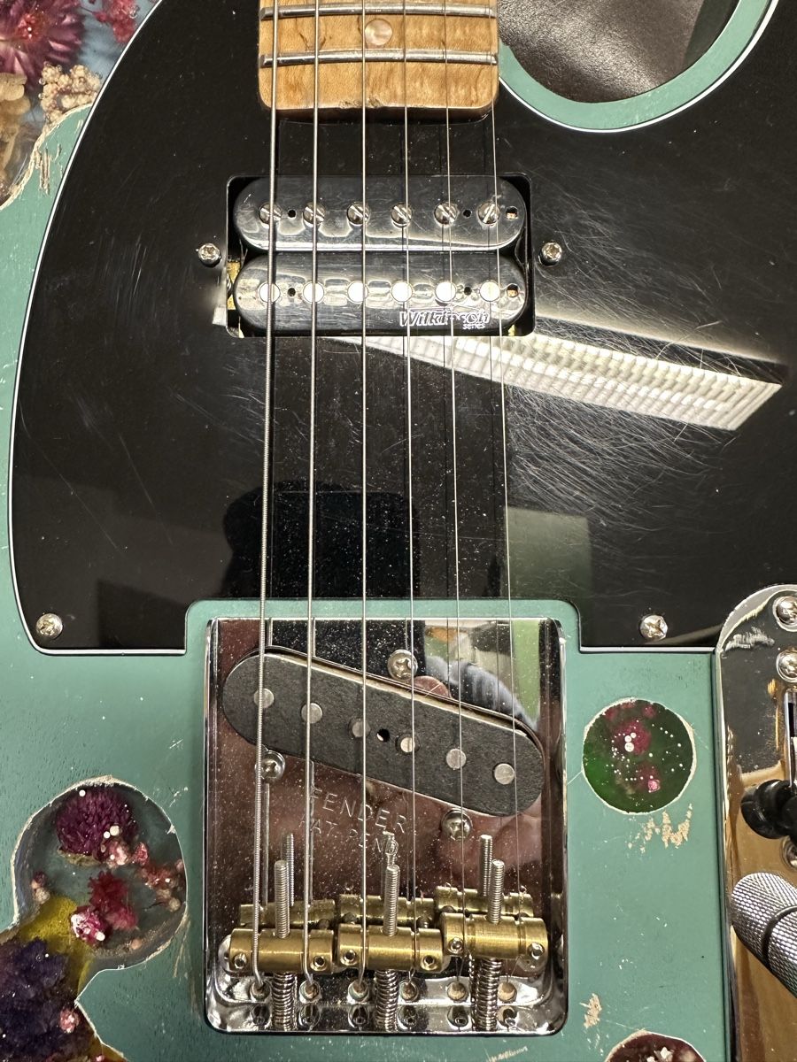 Musikinstrumente: Dämmel Telecaster „ da fluors“ – Neu (gemäss Beschreibung) aus Tschierv von Screamingwolfguitars 2