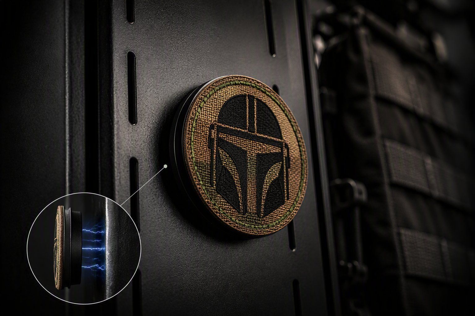 Wandhalterungen: PatchDock 70 – Magnetische Patch-Halterung Ø 70 mm – Neu (gemäss Beschreibung) aus Russikon von Shamen