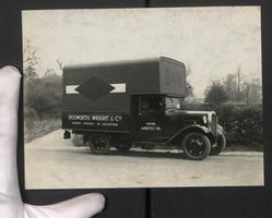 Fotografie Lastwagen Morris mit Hamshaw 