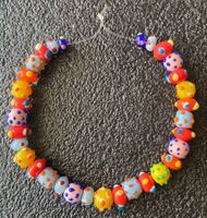 Handgemachte kunterbunte Glasperlen*Mix*
