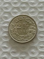 2 Franken 1963  Silber, Unz/Stgl