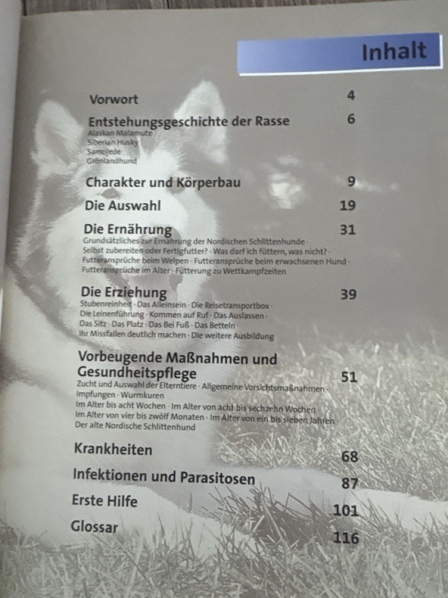 Bücher: Mein gesunder Nordischer Schlittenhund – Neu (gemäss Beschreibung) aus Schaffhausen von Reporter 2
