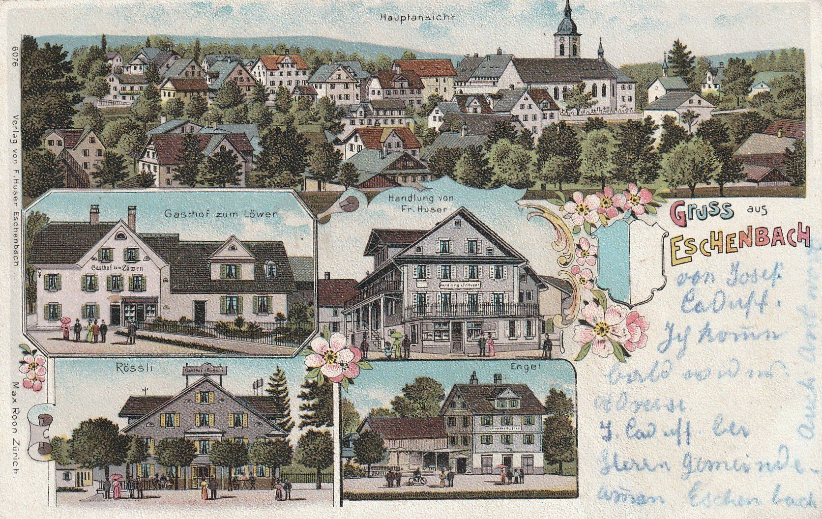 Cartoline postali: Eschenbach Litho – Usato da Rorschacherberg venduto da fratovi2