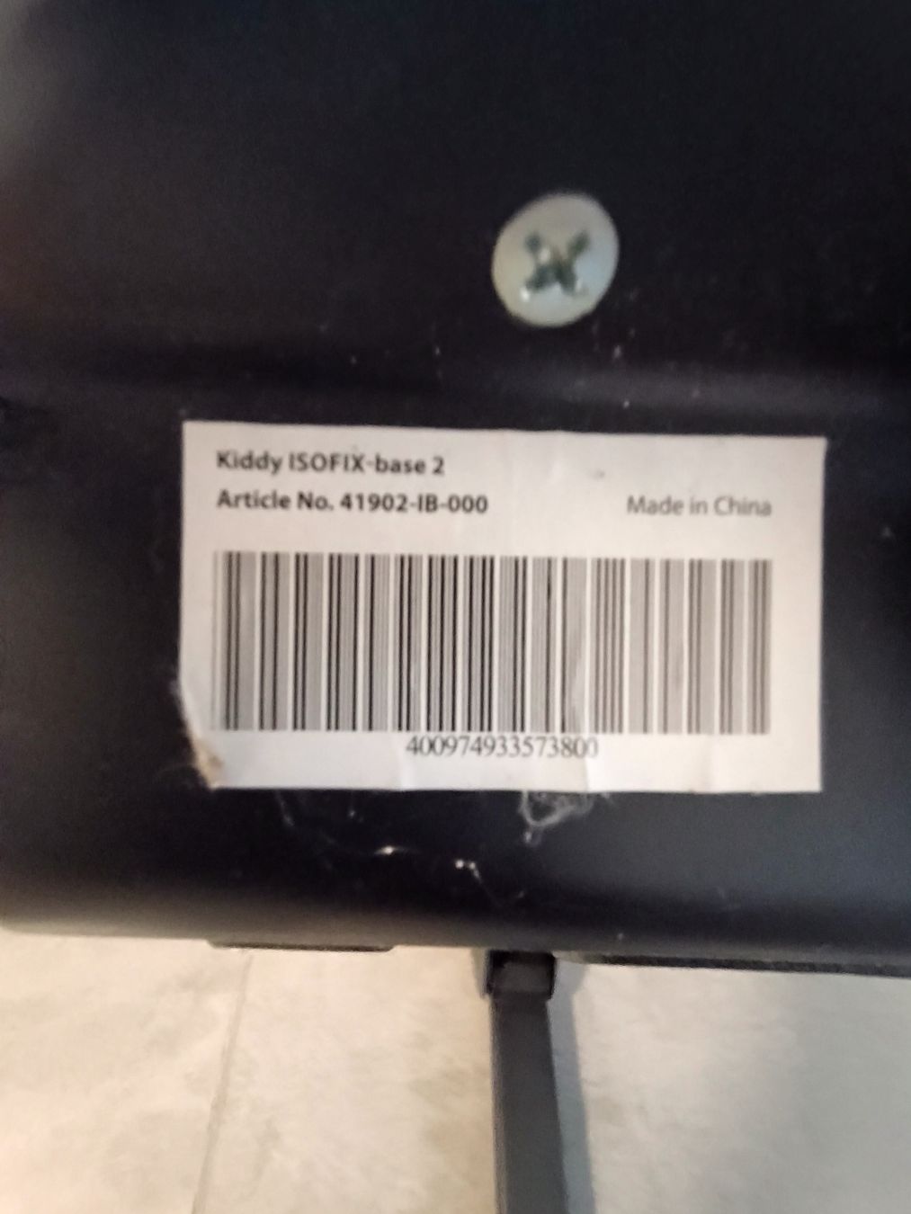 Kiddy Seggiolini per auto: Isofix Base Kiddy 2 – Usato da Gersau venduto da .InAn. 1