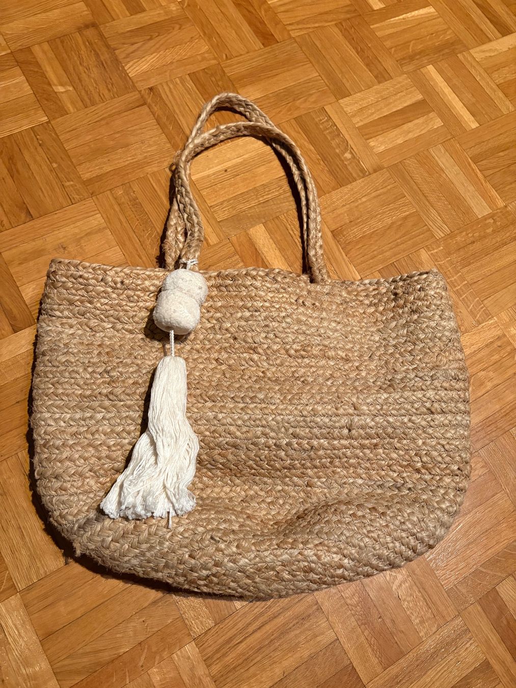 Pieces Taschen für Damen: Pieces JUTE Sommer Tasche – Gebraucht aus Genève von sunandwind 1